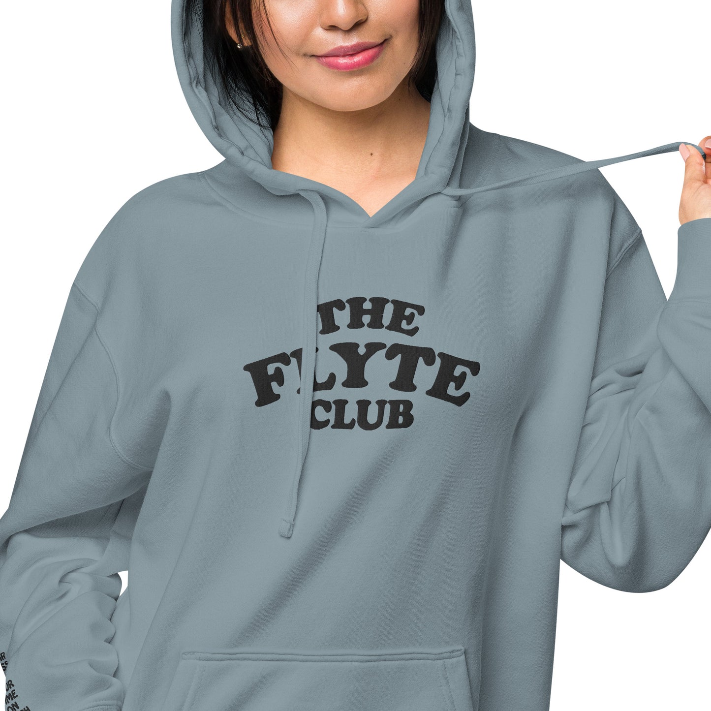 The FLYTE Brand Unisex pigment-dyed hoodie