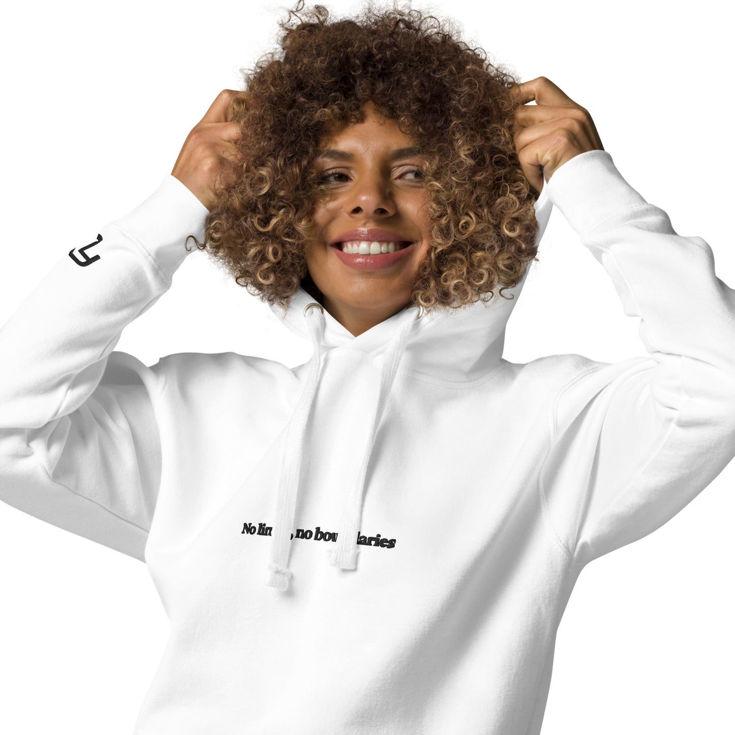 The FLYTE Brand No Limits, No Boundaries embroidered Unisex Hoodie