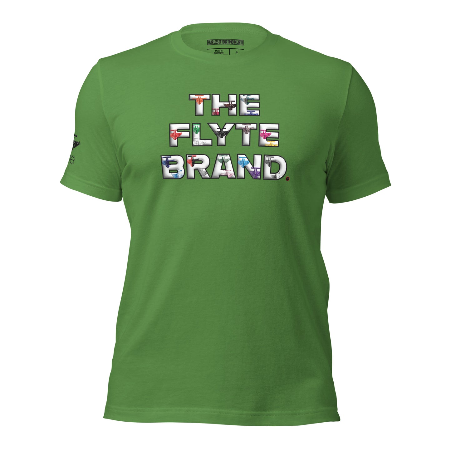 The FLYTE Brand New "Multi Logo" Unisex t-shirt
