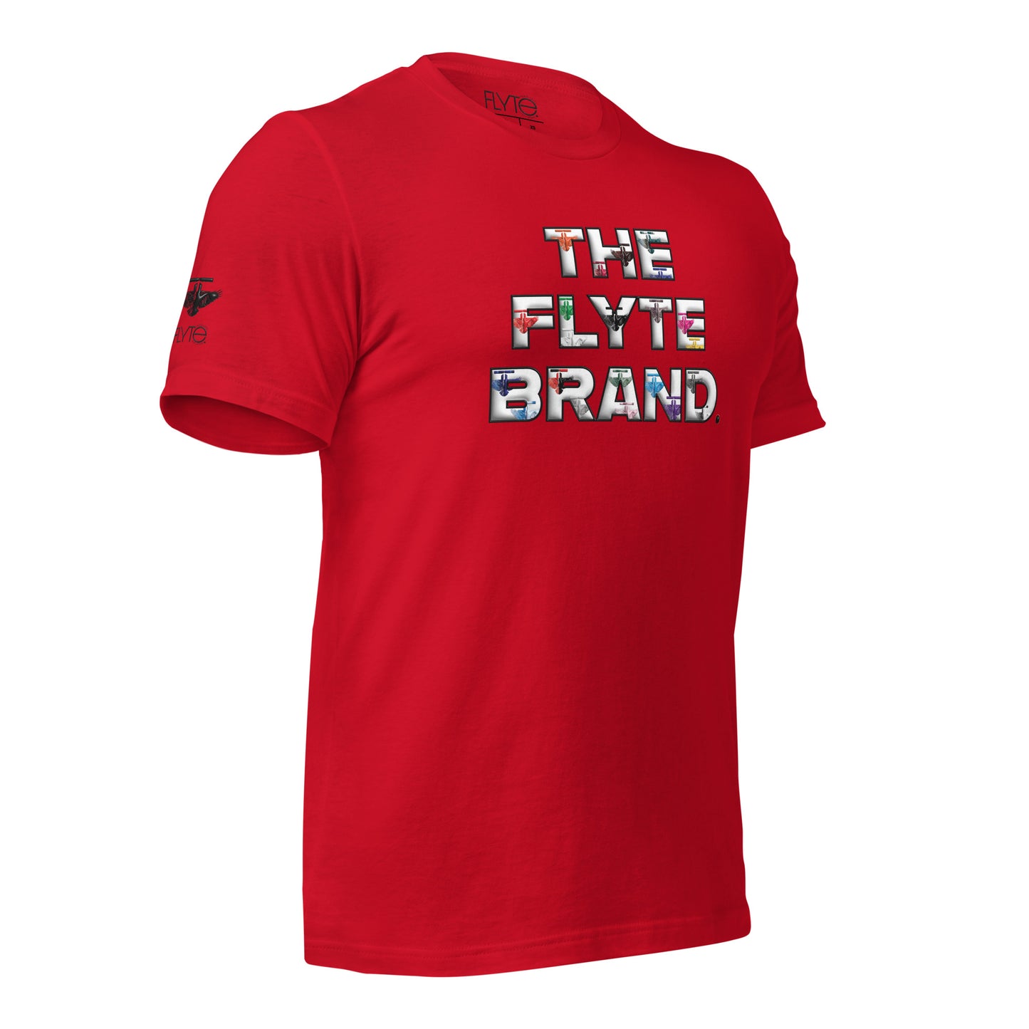 The FLYTE Brand New "Multi Logo" Unisex t-shirt