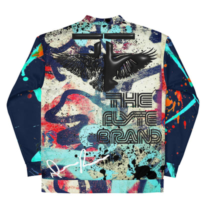 The FLYTE Brand Graffiti Nights Unisex Bomber Jacket