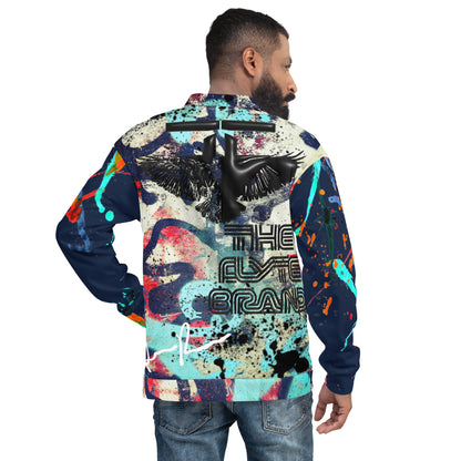 The FLYTE Brand Graffiti Nights Unisex Bomber Jacket