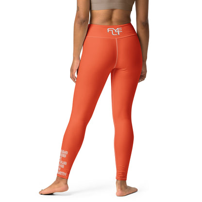 The FLYTE Brand Yoga Leggings (Orange)