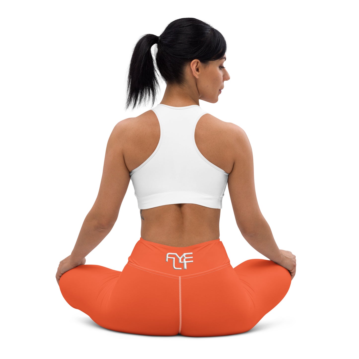 The FLYTE Brand Yoga Leggings (Orange)