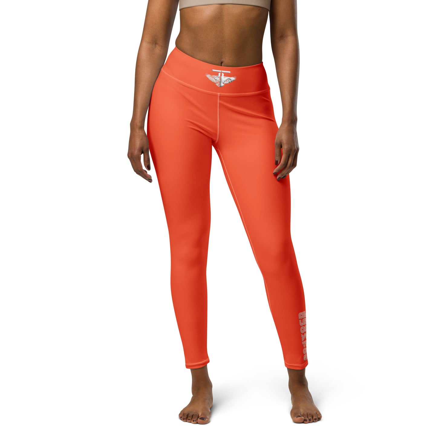 The FLYTE Brand Yoga Leggings (Orange)