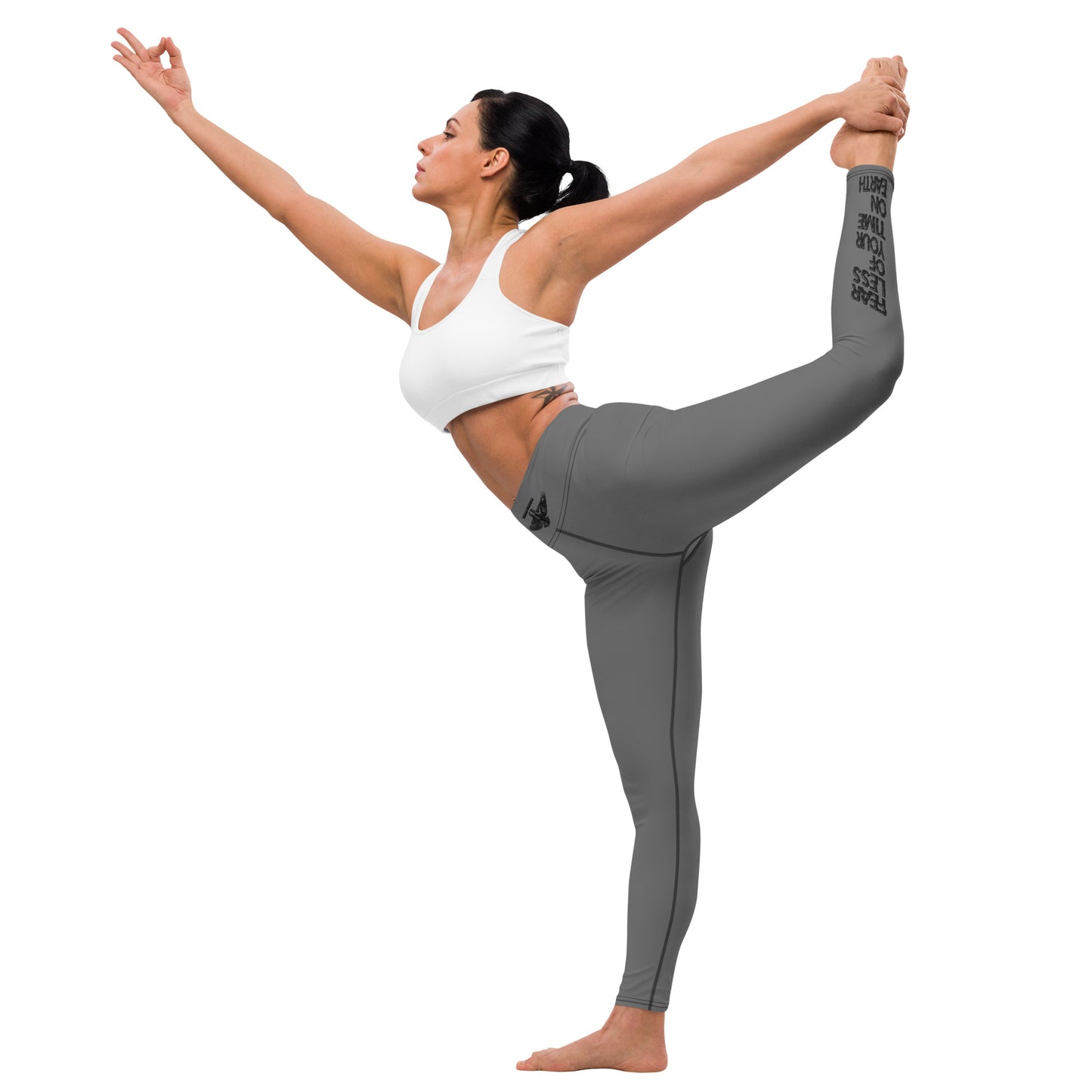 The FLYTE Brand Yoga Leggings (Carbon Grey)