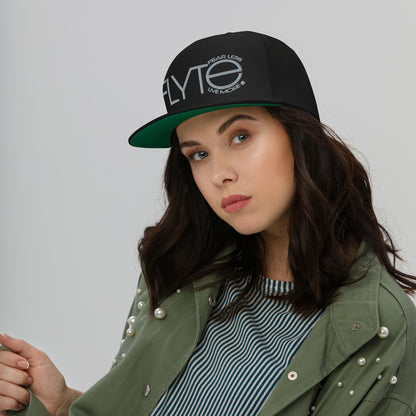The FLYTE Brand Logo Flat Bill Cap