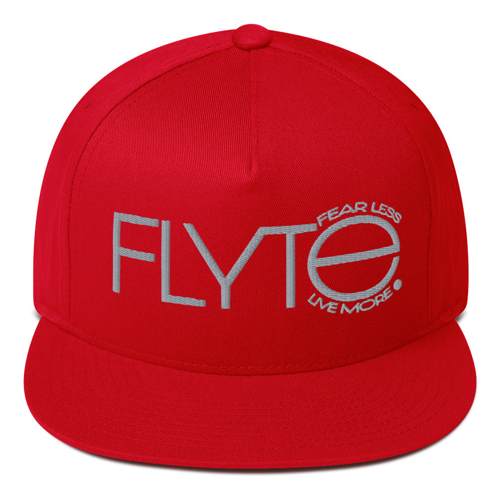 The FLYTE Brand Logo Flat Bill Cap