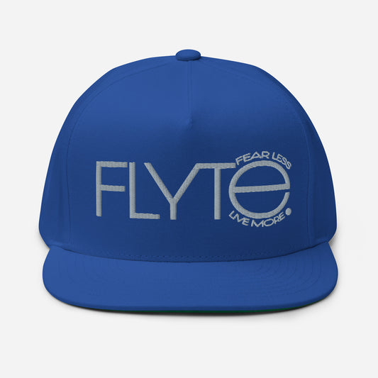 The FLYTE Brand Logo Flat Bill Cap
