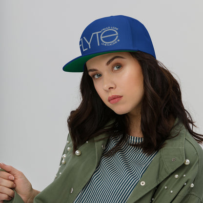 The FLYTE Brand Logo Flat Bill Cap