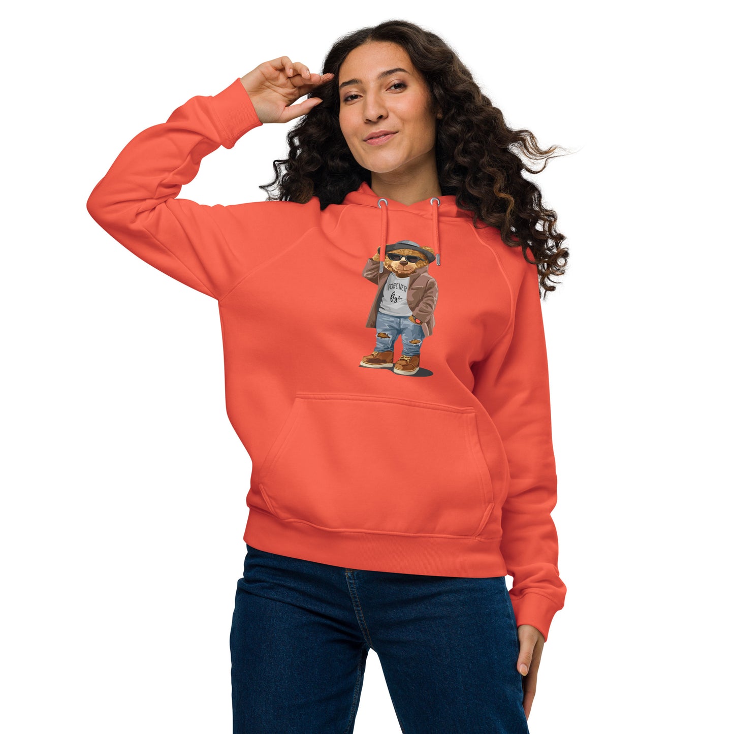 The FLYTE Brand Unisex raglan hoodie