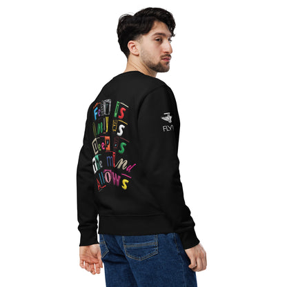 The FLYTE Brand New "Multi Logo" Unisex eco sweatshirt