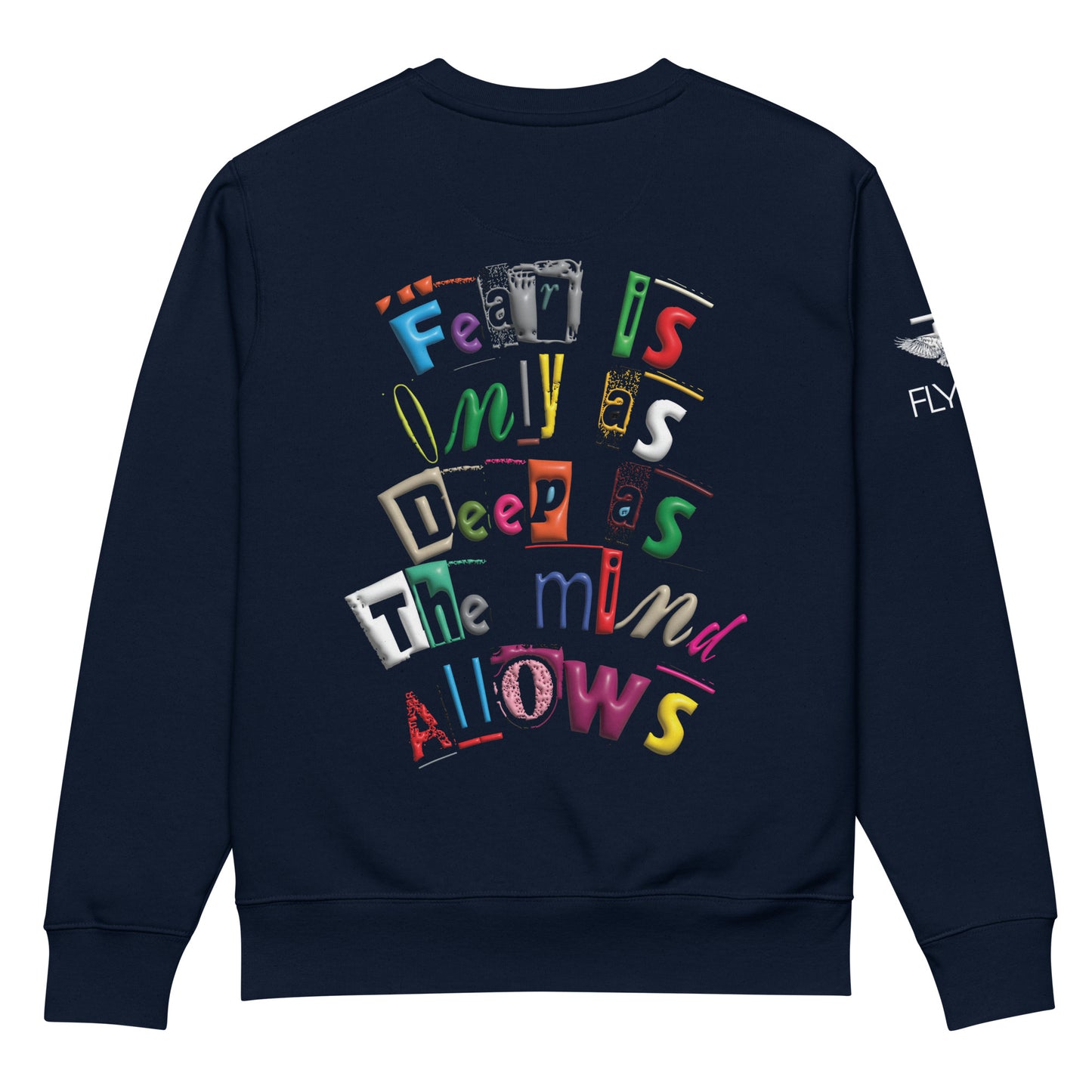 The FLYTE Brand New "Multi Logo" Unisex eco sweatshirt