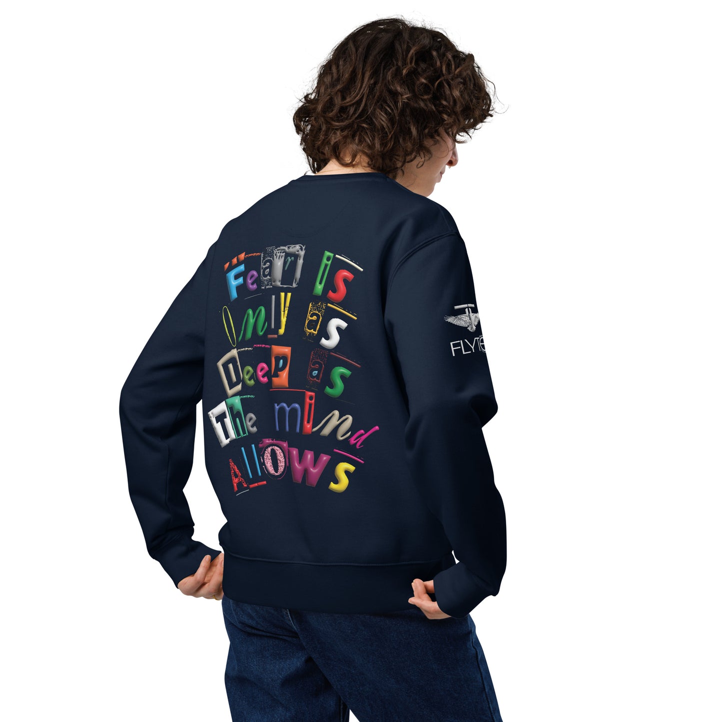 The FLYTE Brand New "Multi Logo" Unisex eco sweatshirt