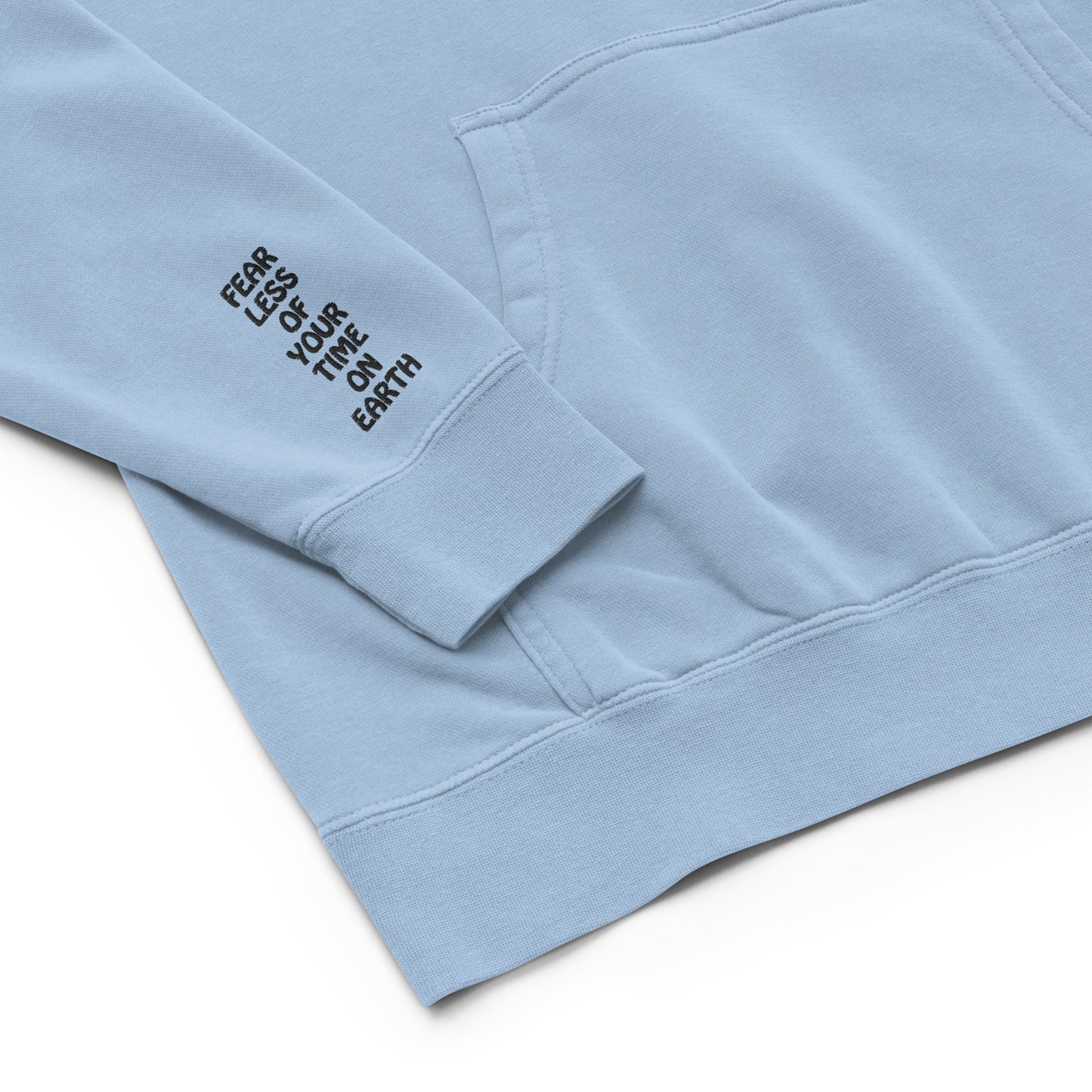 The FLYTE Brand Unisex pigment-dyed hoodie