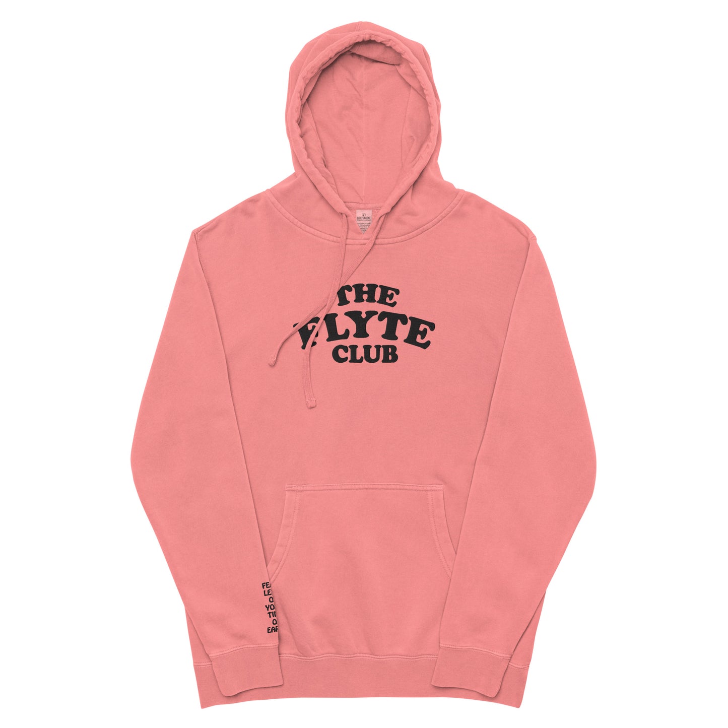 The FLYTE Brand Unisex pigment-dyed hoodie