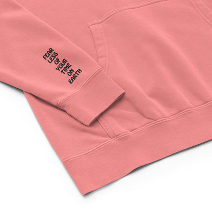 The FLYTE Brand Unisex pigment-dyed hoodie