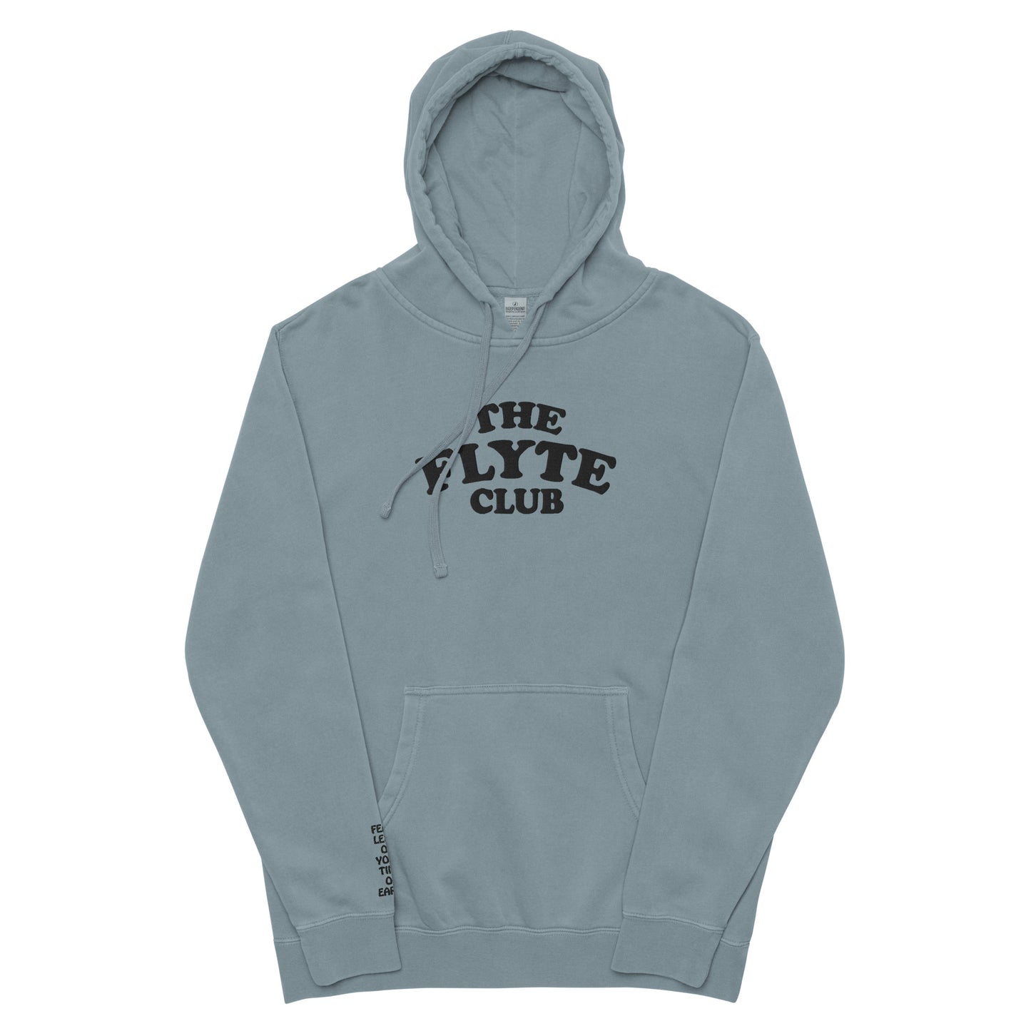The FLYTE Brand Unisex pigment-dyed hoodie