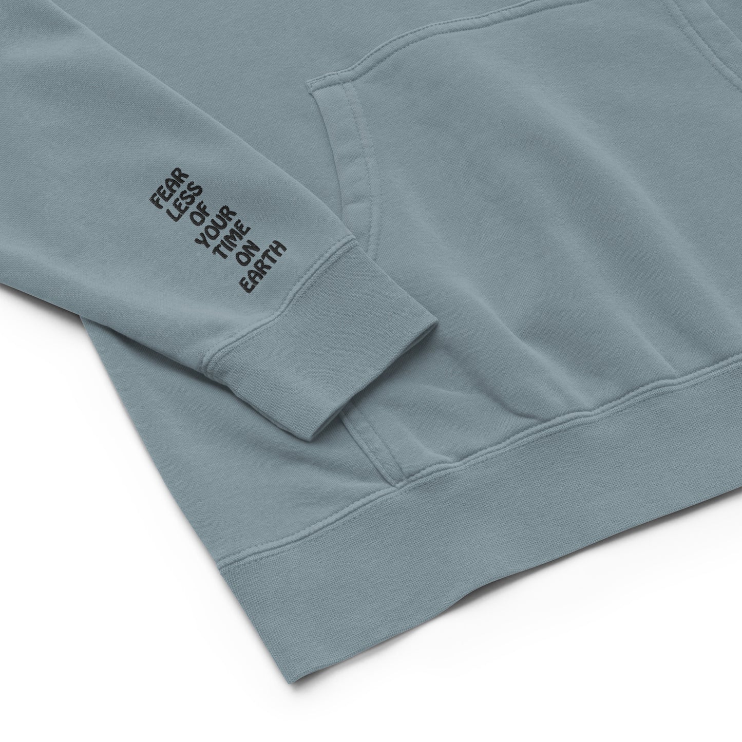 The FLYTE Brand Unisex pigment-dyed hoodie