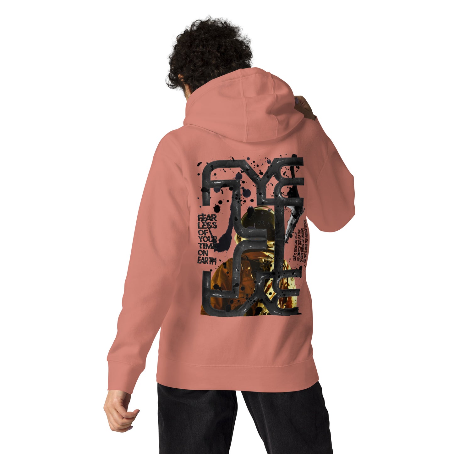 The FLYTE Brand No Limits, No Boundaries embroidered Unisex Hoodie