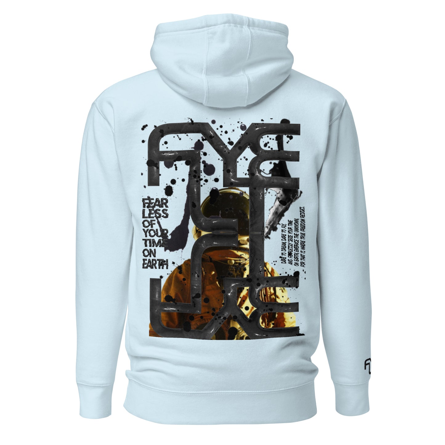 The FLYTE Brand No Limits, No Boundaries embroidered Unisex Hoodie