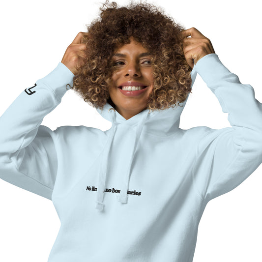 The FLYTE Brand No Limits, No Boundaries embroidered Unisex Hoodie