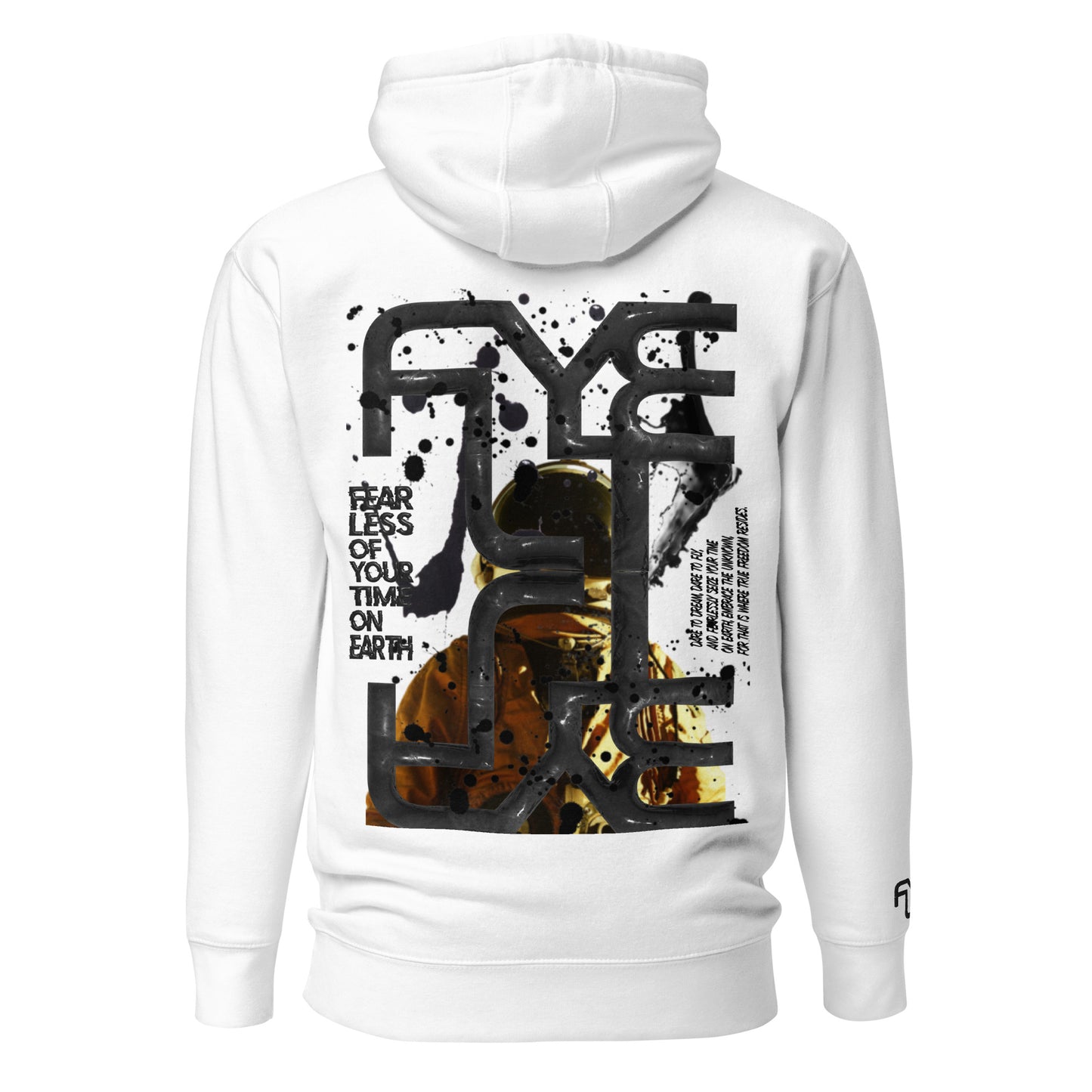 The FLYTE Brand No Limits, No Boundaries embroidered Unisex Hoodie
