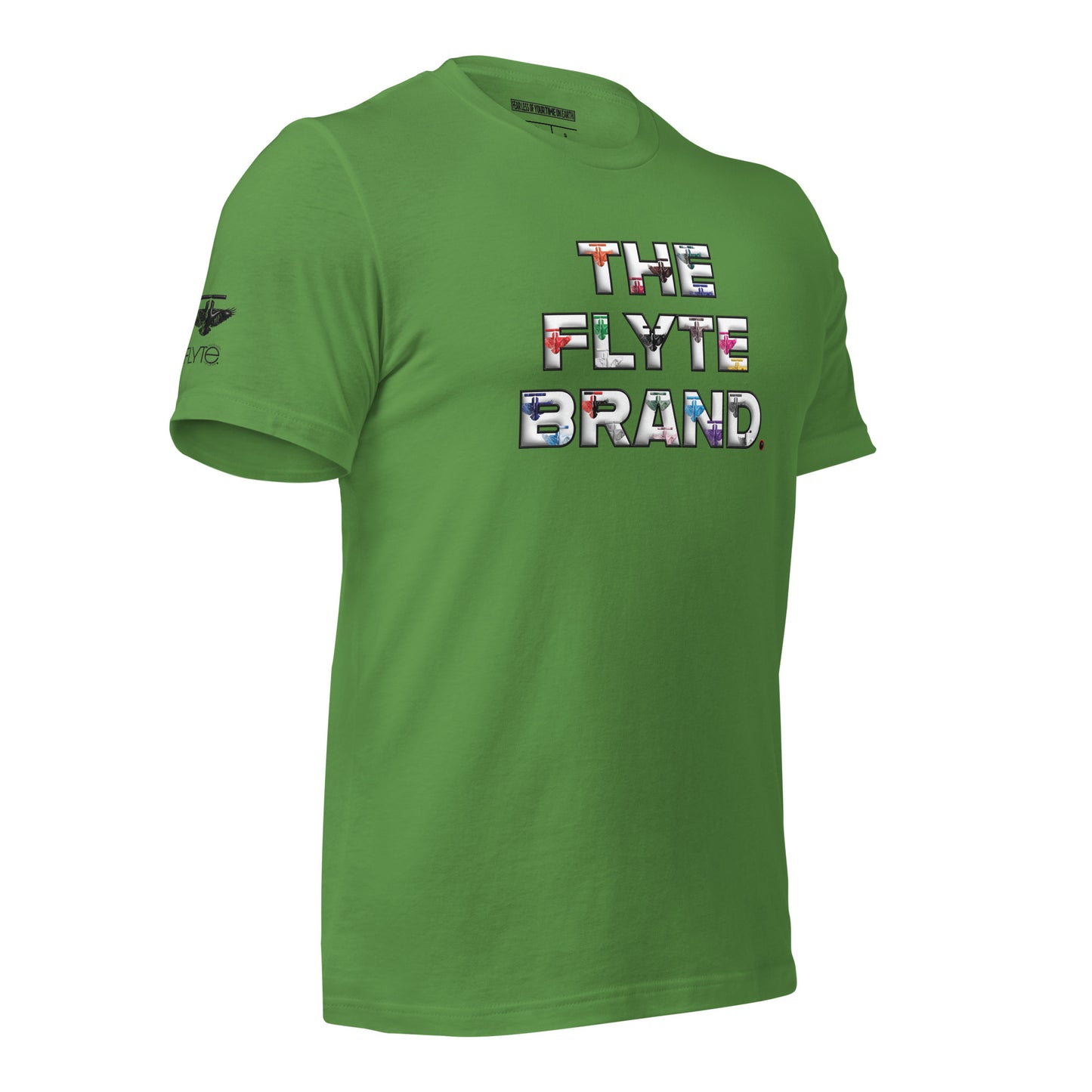The FLYTE Brand New "Multi Logo" Unisex t-shirt